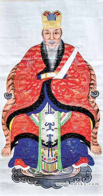 游朴画像·明(现藏柘荣县博物馆)